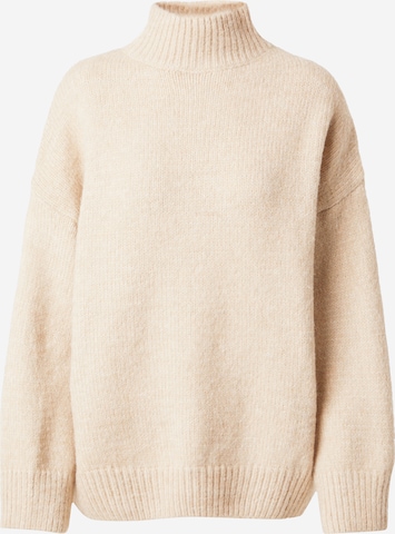 Nasty Gal Sweater in Beige: front