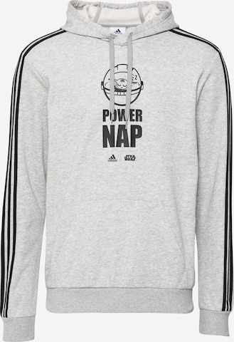 ADIDAS PERFORMANCE Sportsweatshirt in Grau: predná strana