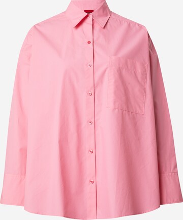 HUGO Blouse 'Exifa' in Pink: front