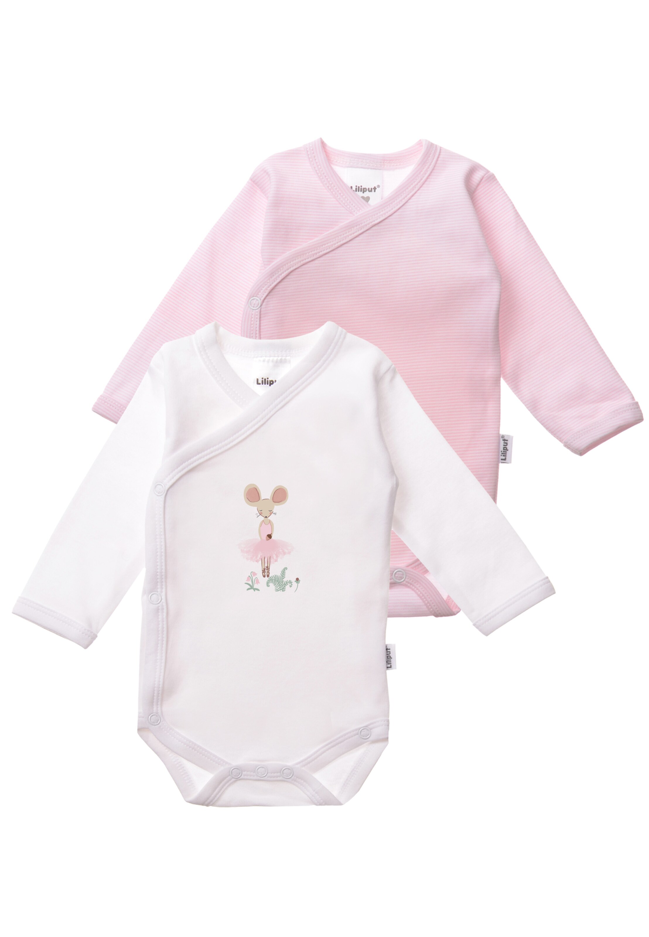 LILIPUT Romper/Bodysuit 'Tanzmaus' in Pink: front