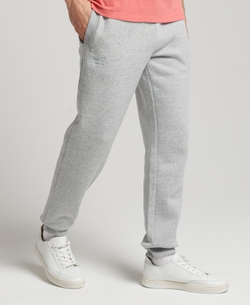 Superdry Tapered Broek 'Vintage' in Grijs: voorkant