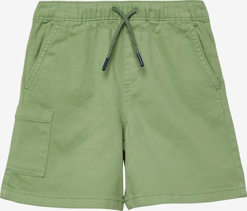 s.Oliver Wide leg Broek in Groen: voorkant