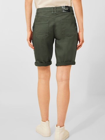 CECIL Normální Kalhoty – zelená