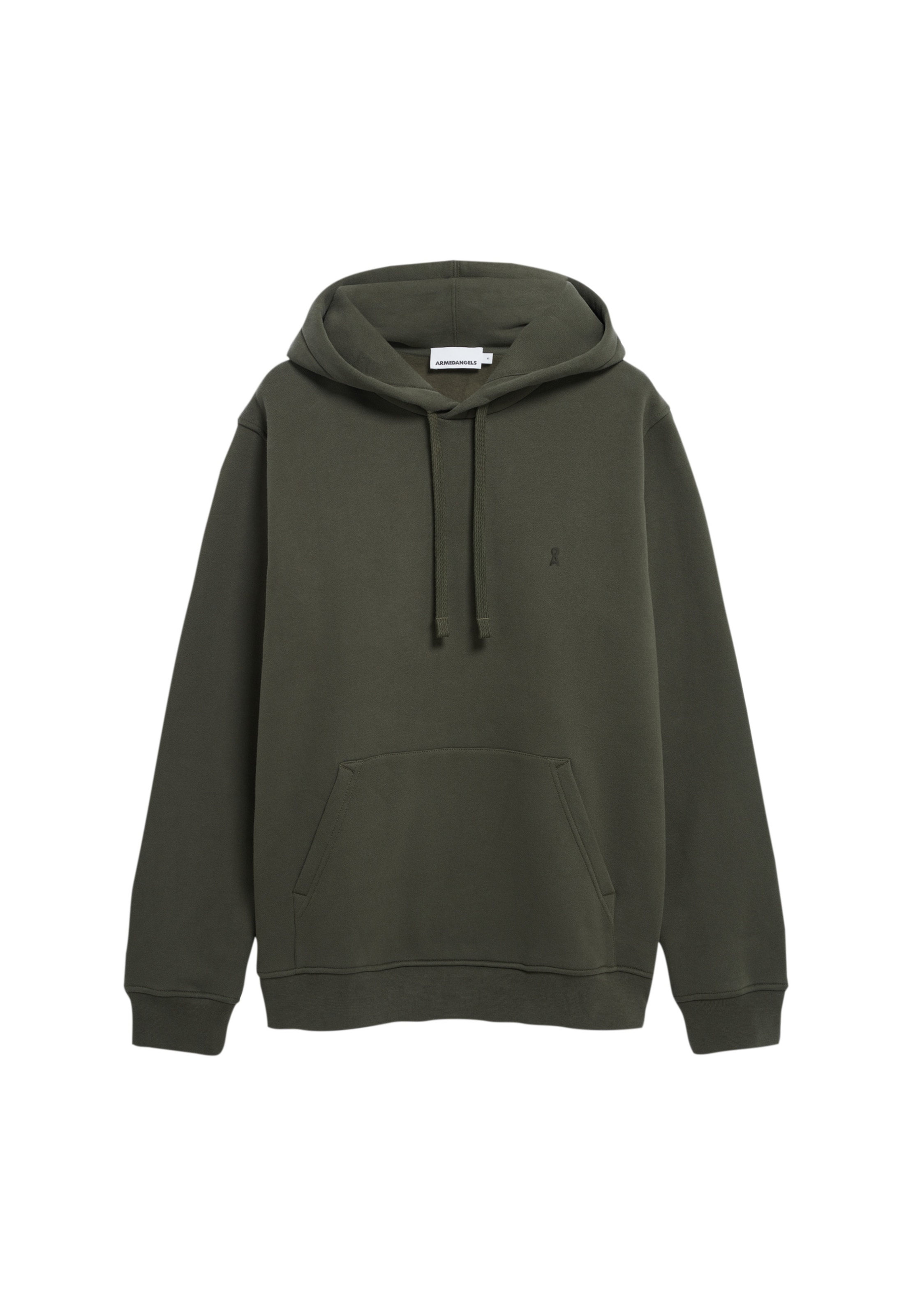 ARMEDANGELS Pullover PAARLO FLEECE HOODIE in Grün: Vorderseite
