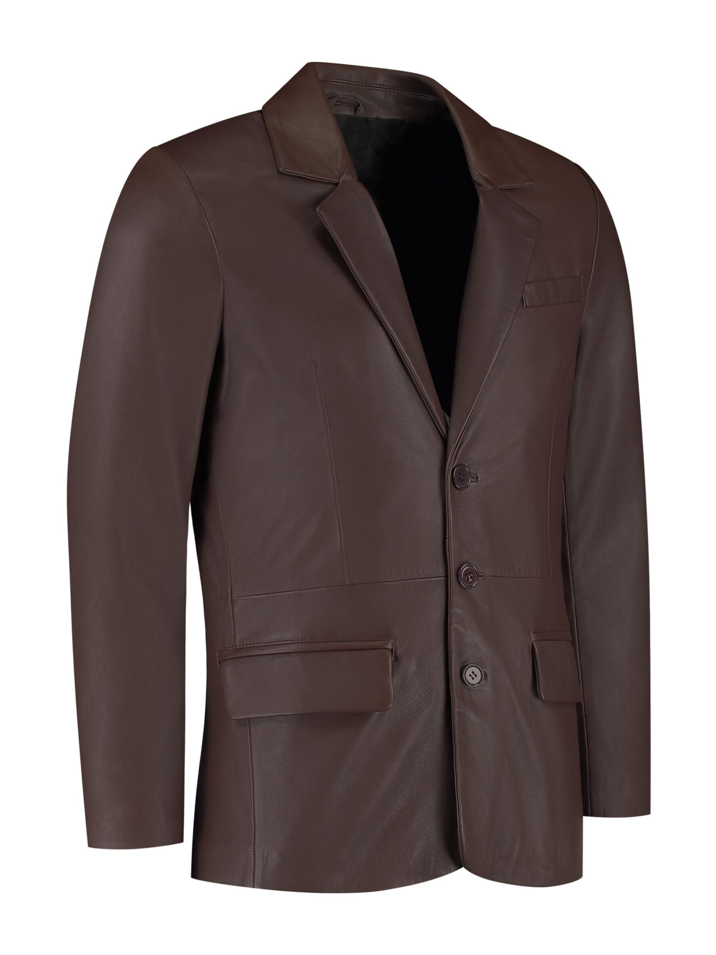 CYCAS D'OR Regular fit Colbert 'HYPE' in Bruin: voorkant