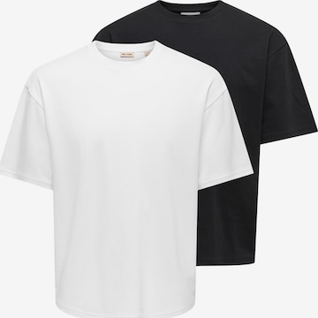 Only & Sons Shirt 'Caspian' in Schwarz: Vorderseite