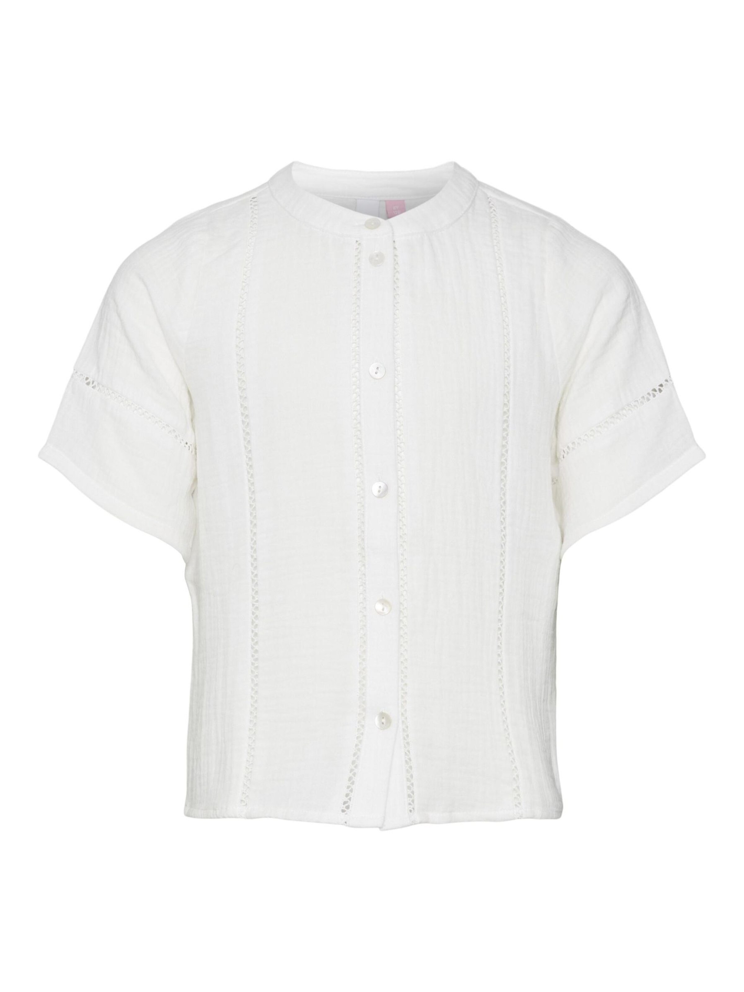 Vero Moda Girl Bluse i hvid: forside