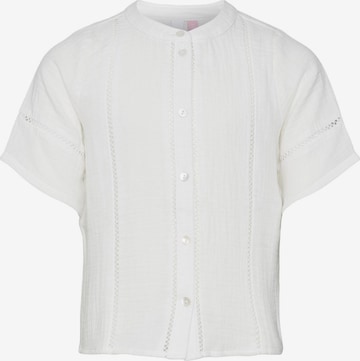 Camicia da donna di Vero Moda Girl in bianco: frontale