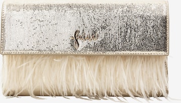 Pochette faina en beige : devant