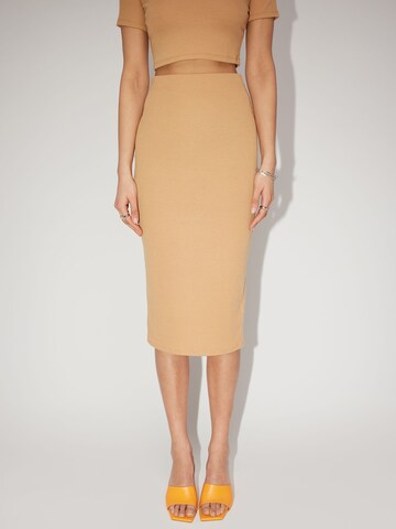 LeGer by Lena Gercke - Falda 'Lynara' en beige: frente