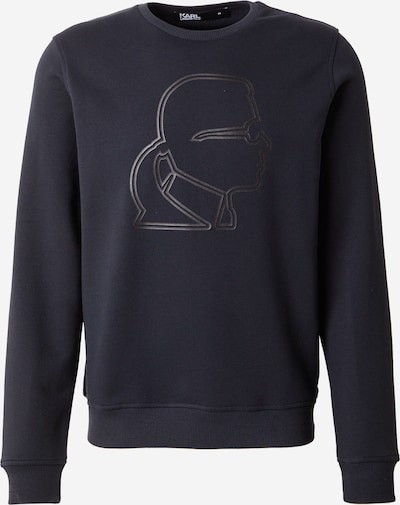 Megztinis be užsegimo iš Karl Lagerfeld, spalva – tamsiai mėlyna / juoda, Prekių apžvalga