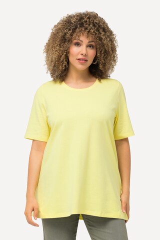 T-shirt Ulla Popken en jaune : devant