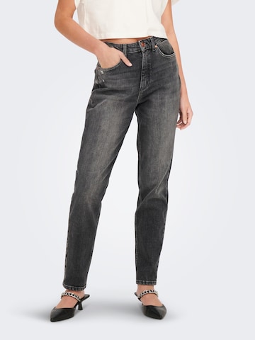 ONLY Tapered Jeans 'Veneda' in Grey: front