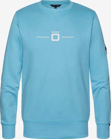 CODE-ZERO Sweatshirt in Blauw: voorkant