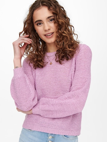 ONLY Pullover 'GEENA' in Lila