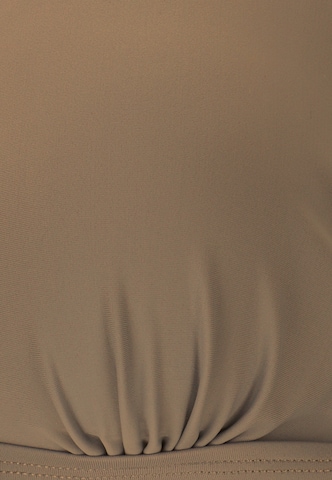 NOU Triangle Bikini top 'Estela' in Brown