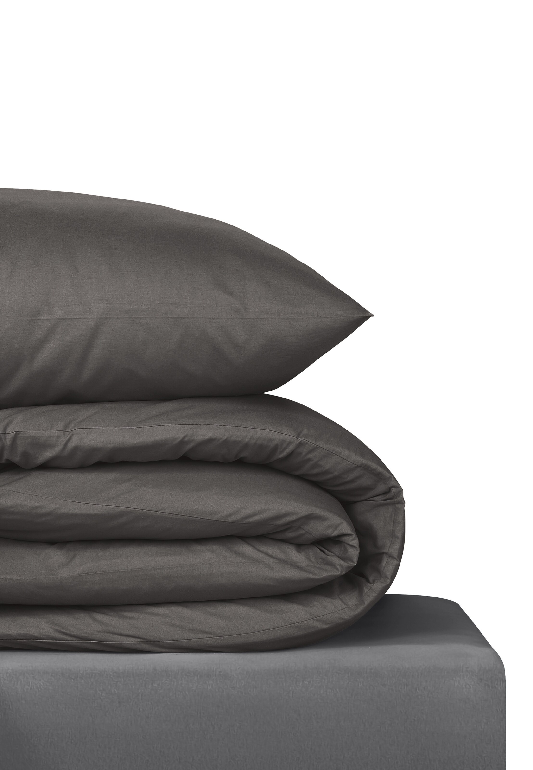 uncover by SCHIESSER Dekbedovertrek 'Soho' in Grijs