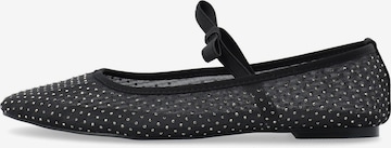 Bianco - Bailarinas con hebilla 'FALL' en negro: frente