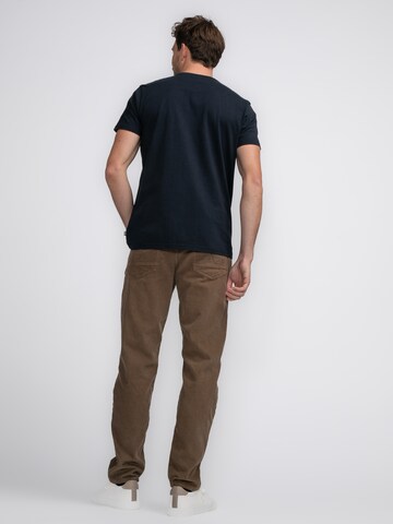 Petrol Industries Regular Trousers 'Russel' in Brown