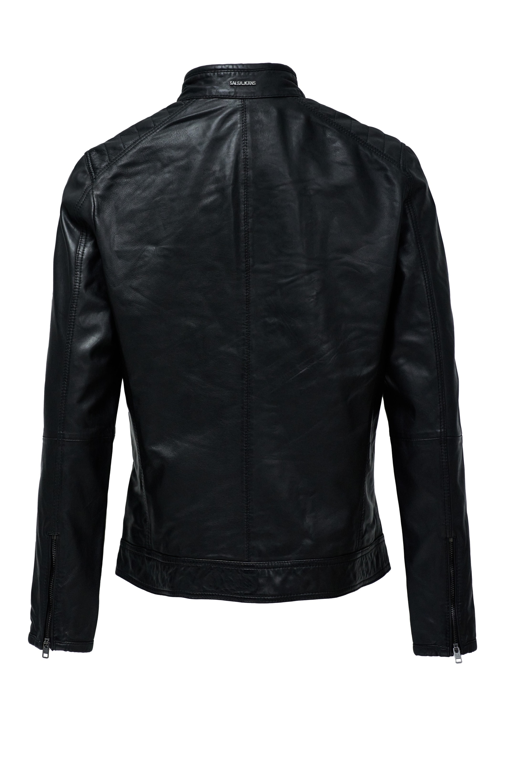 Salsa Jeans Tussenjas in Zwart