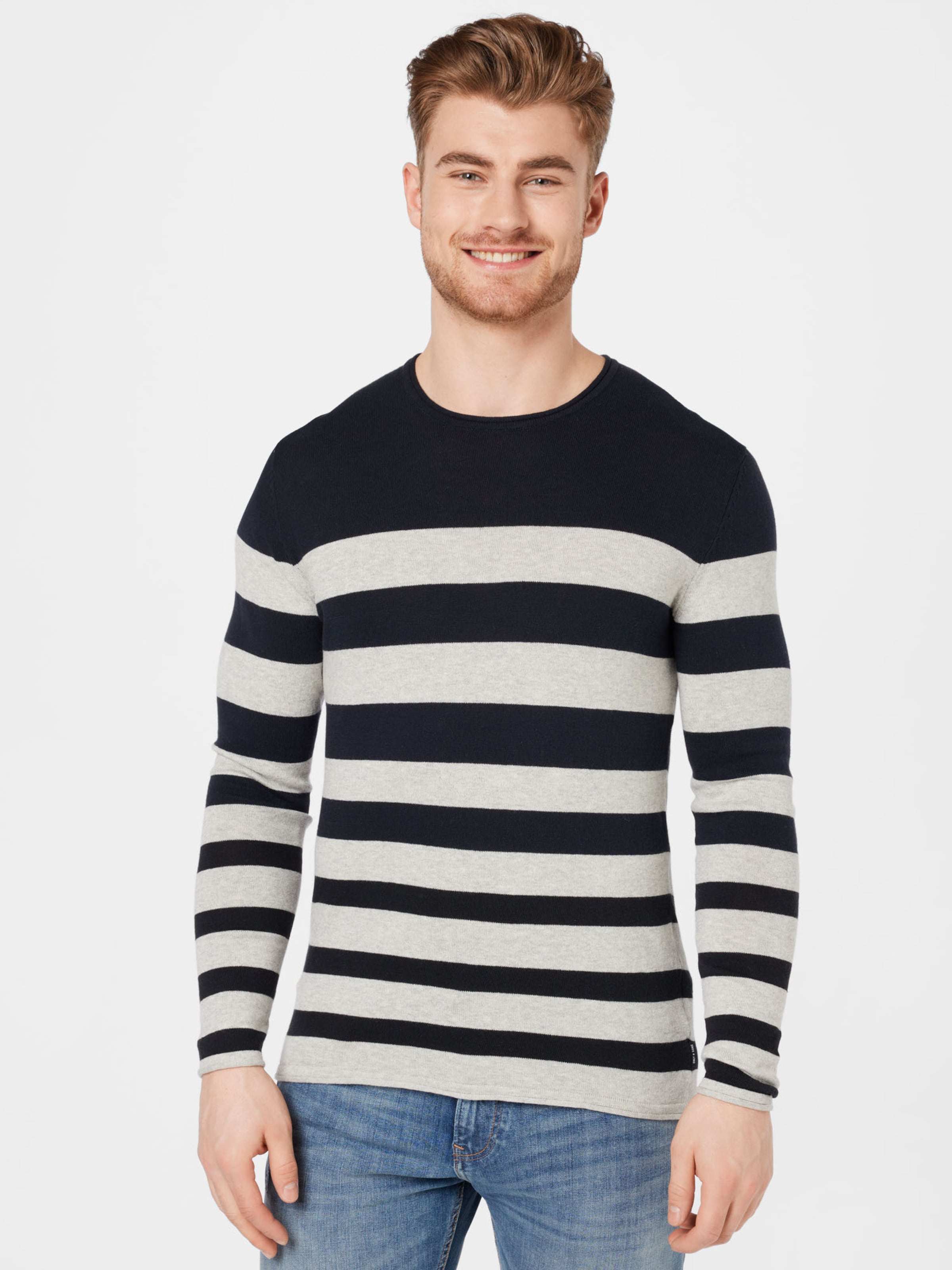 Männer Pullover & Strick Only & Sons Pullover 'DON' in Navy - OA15641 Männer Pullover & Strick Only & Sons Pullover 'DON' in Navy - OA15641