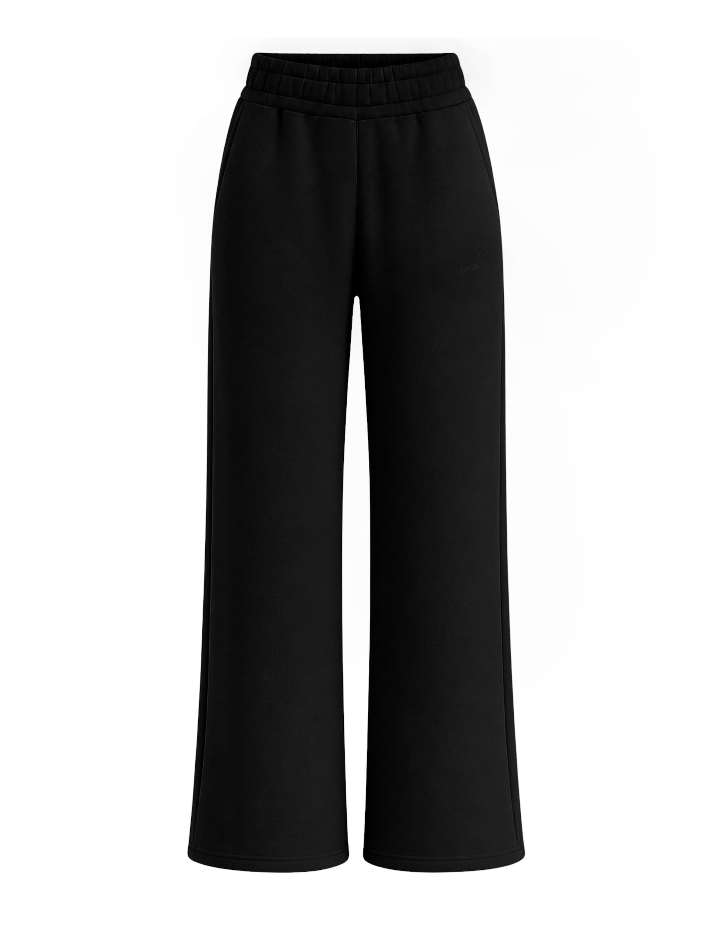 Smilodox Loosefit Hose 'Zadie' in Schwarz: Vorderseite