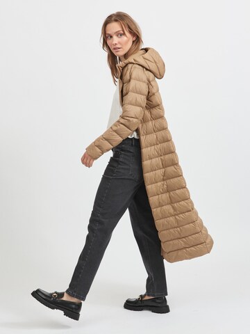 VILA Winter Coat 'Manya' in Beige