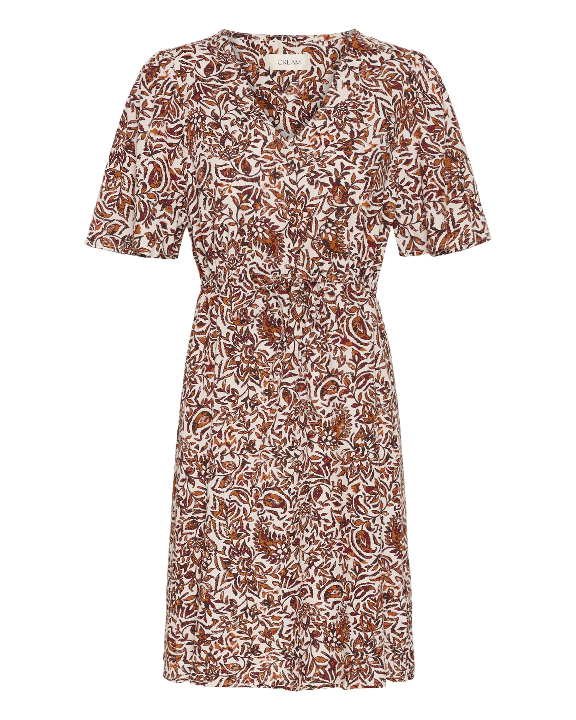 Cream Jurk 'Tiah' in Gemengde kleuren: voorkant