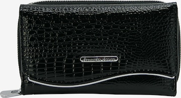 Jennifer Jones Portemonnaie in Schwarz: Vorderseite