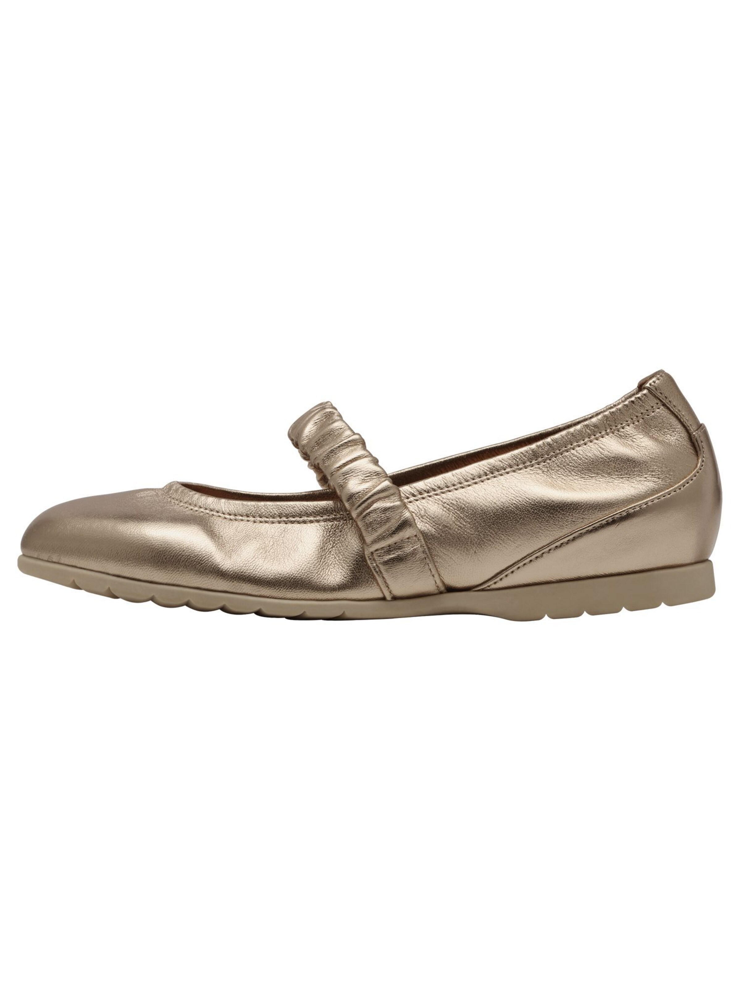 Tamaris Ballerina met riempjes in Brons