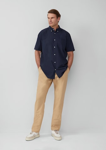 s.Oliver Men Tall Sizes Regular fit Button Up Shirt in Blue