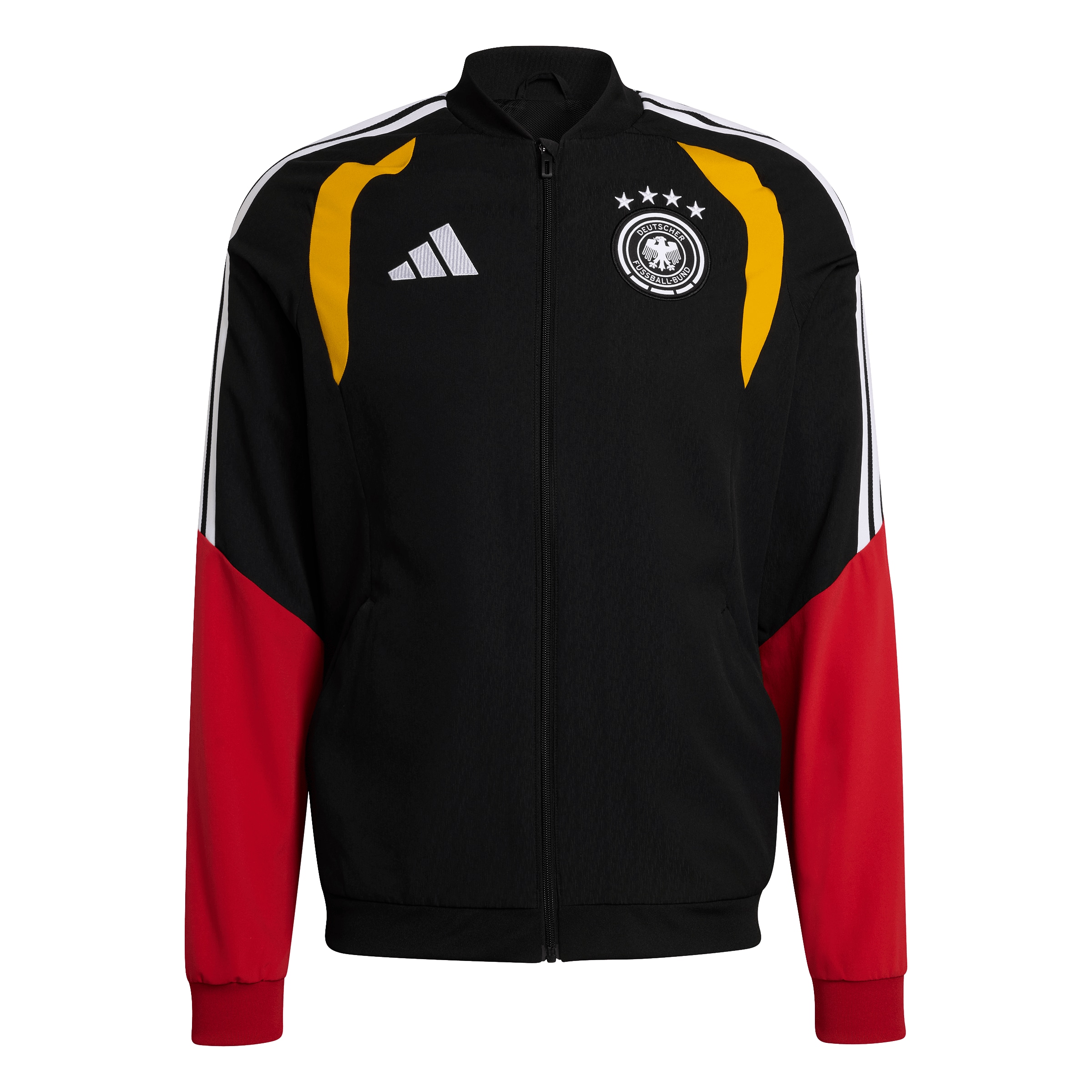 ADIDAS PERFORMANCE Athletic Jacket 'DFB PRE' in Yellow / Red / Black / White, Item view
