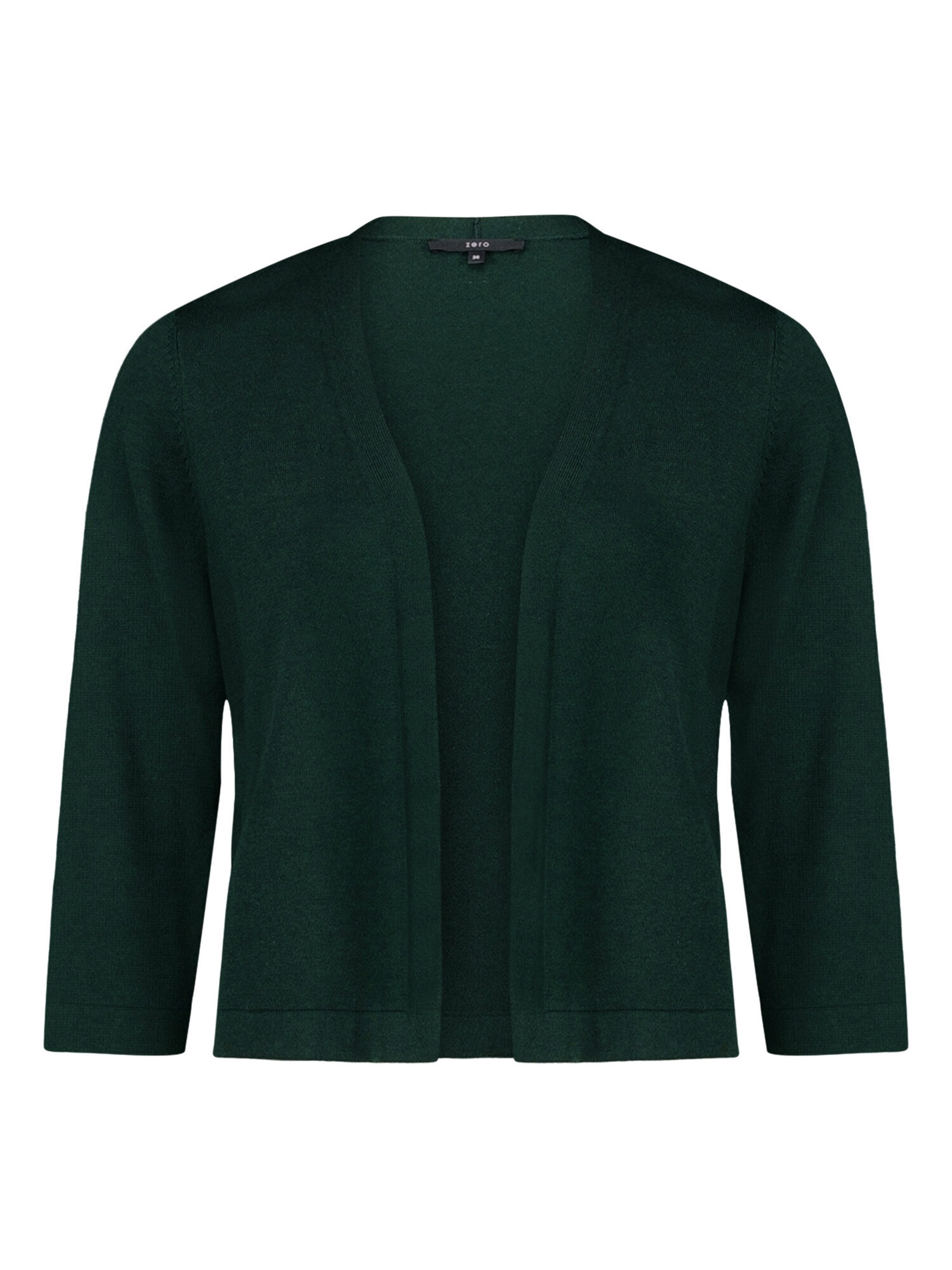 zero Cardigan en vert foncé, Vue avec produit