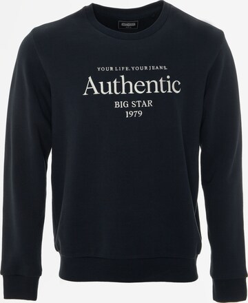 BIG STAR Sweatshirt 'Dummer' in Blau: predná strana
