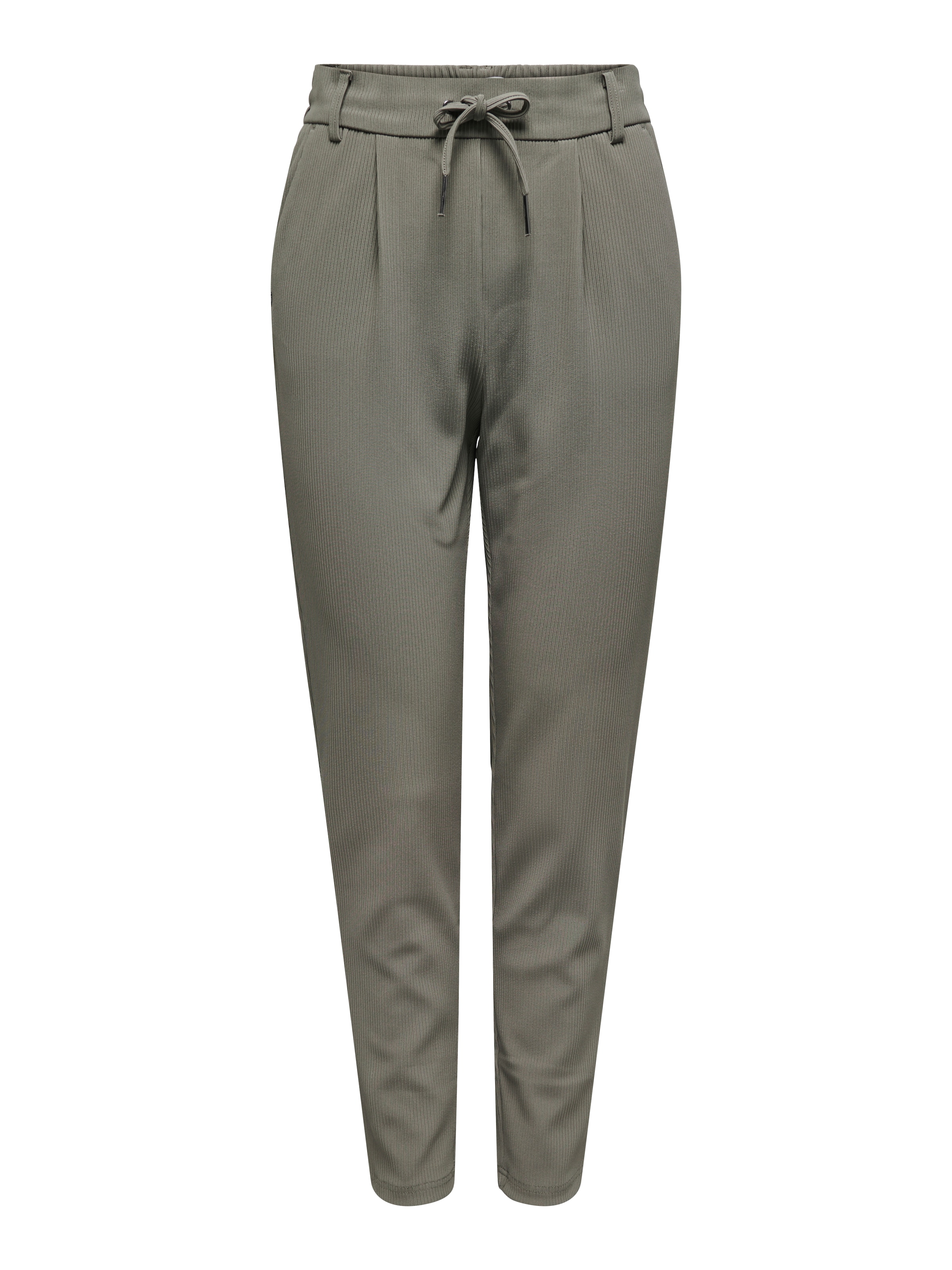 ONLY Tapered Pleat-front trousers 'ONLPoptrash-Sally' in Grey: front