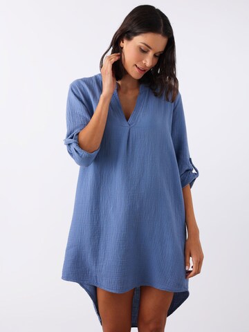 Zwillingsherz Tunic 'Amelie' in Blue: front