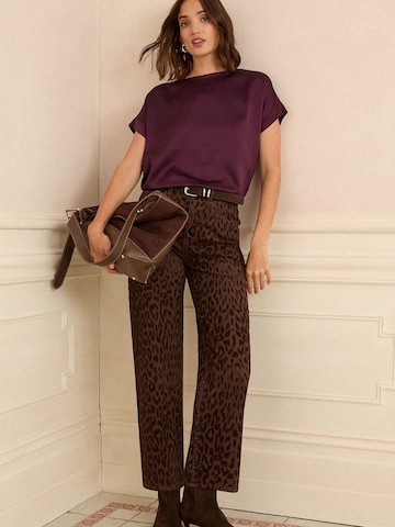 Maglietta di love & roses in rosso: frontale