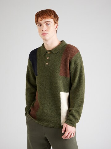 Pull-over TOPMAN en vert : devant