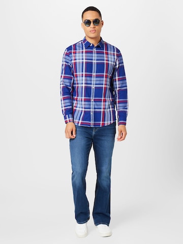 Tommy Jeans Regular fit Overhemd in Blauw