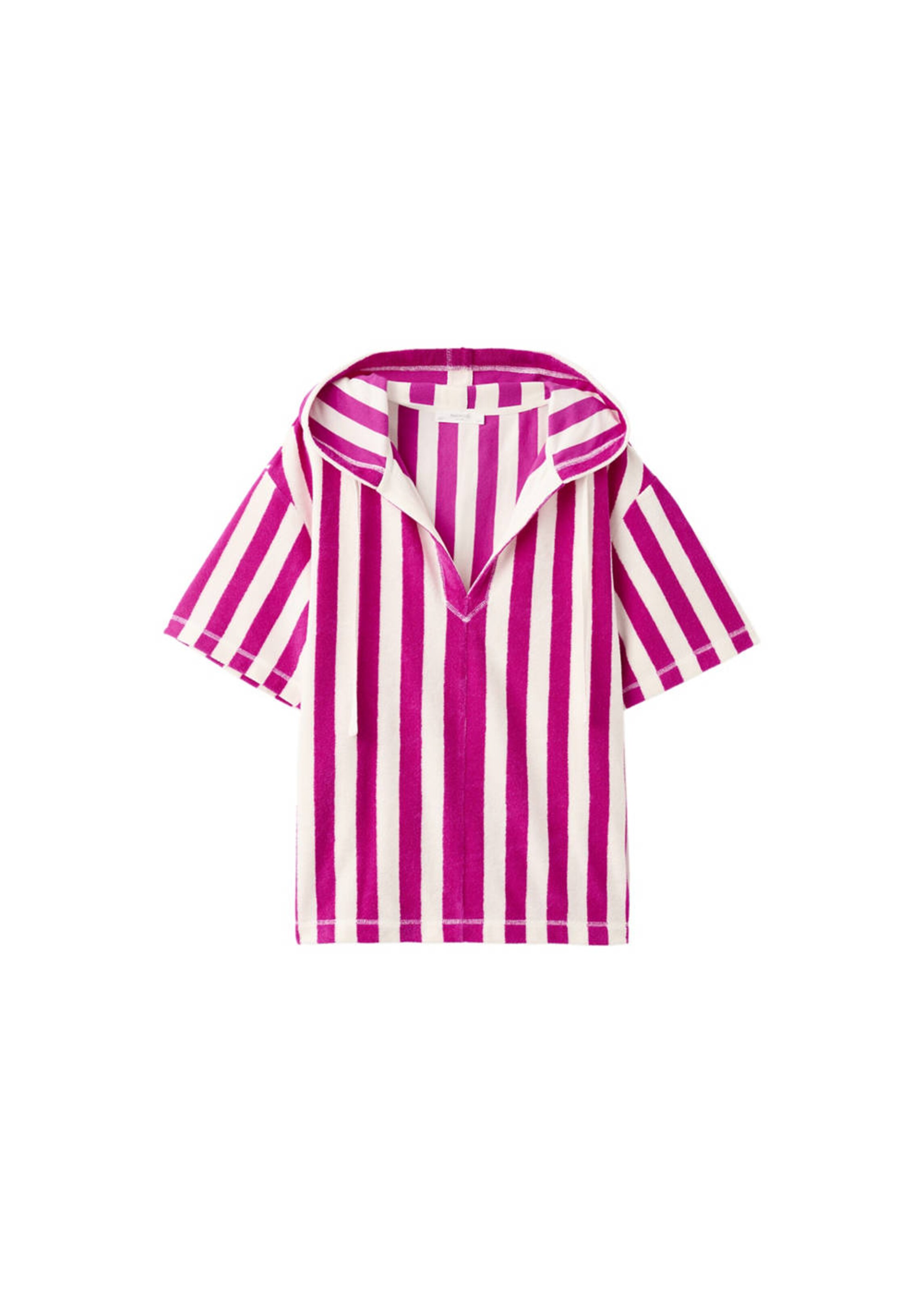 MANGO Schlafshirt 'Serena' in Pink: Vorderseite