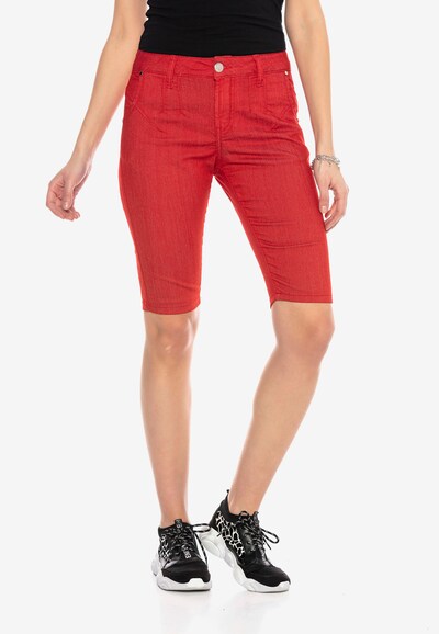 CIPO & BAXX Shorts in rot, Modelansicht
