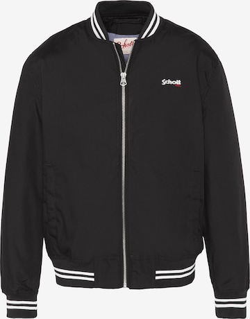 Schott NYC Übergangsjacke in Schwarz: Vorderseite