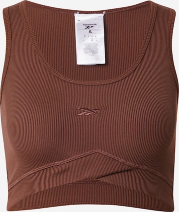 Reebok Sporttop 'STUDIO' in Bruin: voorkant