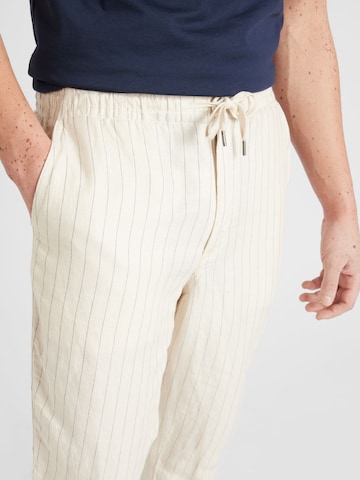 Wide leg Pantaloni di Polo Ralph Lauren in beige