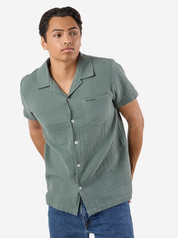 Seaside Regular fit Button Up Shirt in Green: front