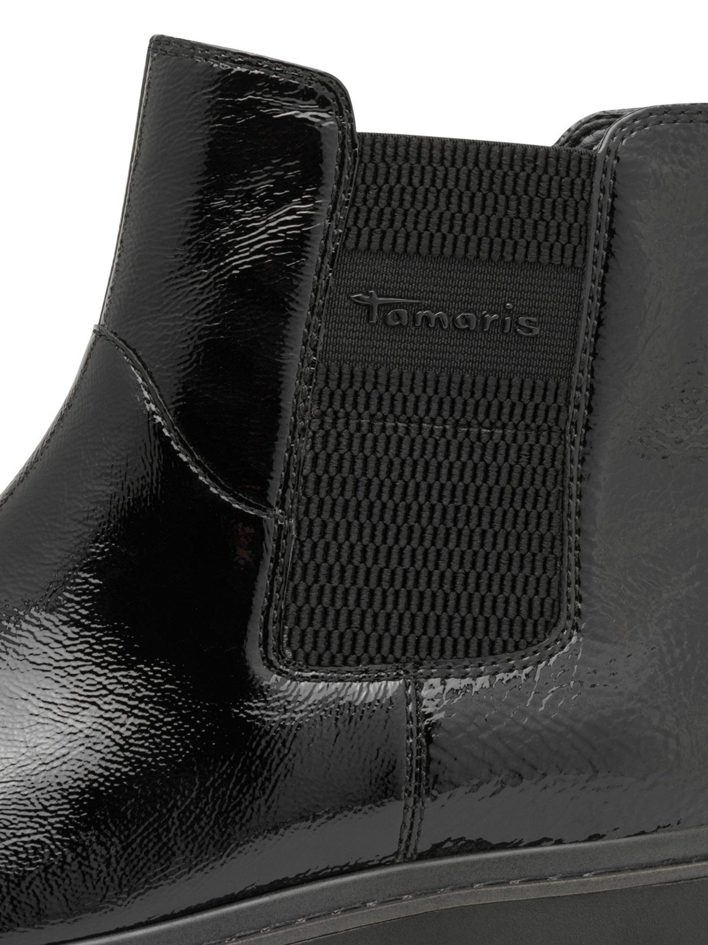 Tamaris Chelsea Boots in Schwarz