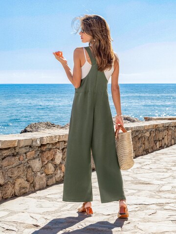 Cupshe Jumpsuit 'Square-Neck' in Green