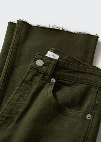 MANGO TEEN Jeans 'flarecuv' in Green