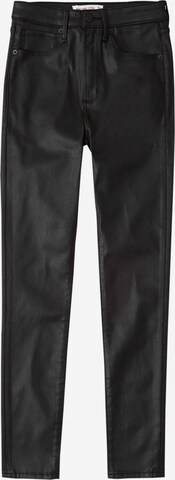 Abercrombie & Fitch - Skinny Calças de ganga em preto: frente