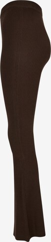 Urban Classics Flared Trousers in Brown